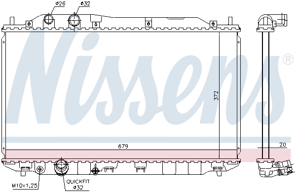 Nissens Radiateur 681384
