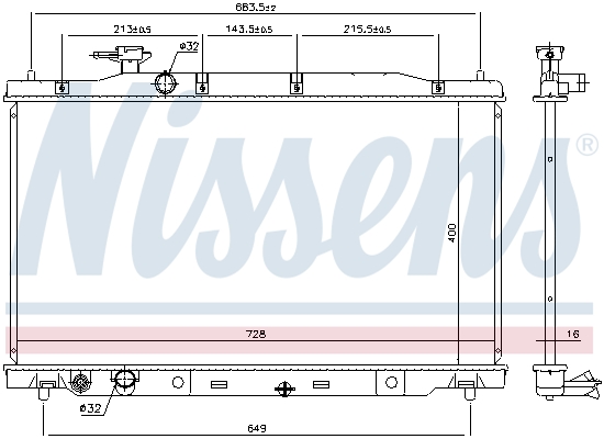 Nissens Radiateur 681404