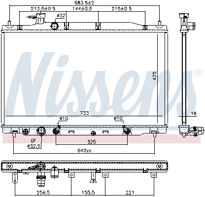 Nissens Radiateur 681407