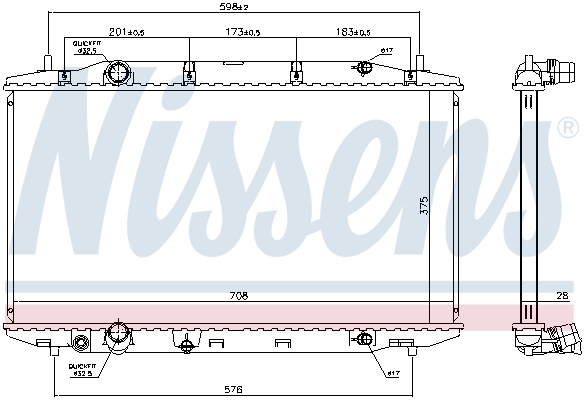 Nissens Radiateur 681408