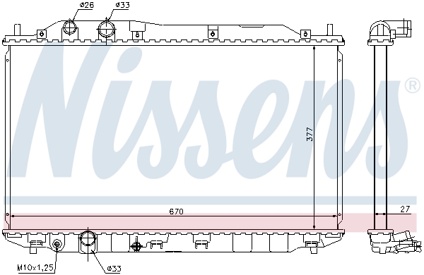 Nissens Radiateur 68143