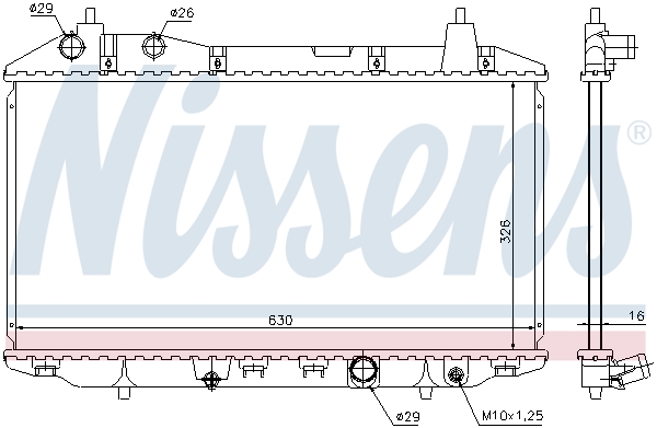 Nissens Radiateur 68147