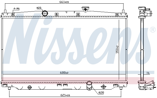 Nissens Radiateur 68148