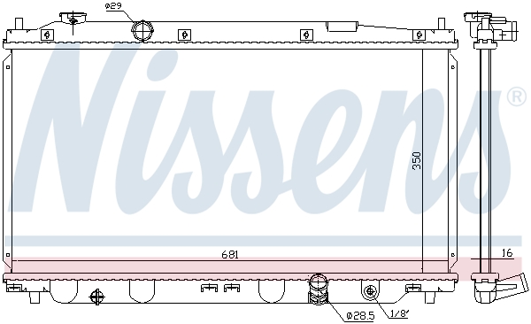 Nissens Radiateur 68150