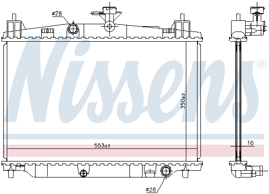 Nissens Radiateur 68504