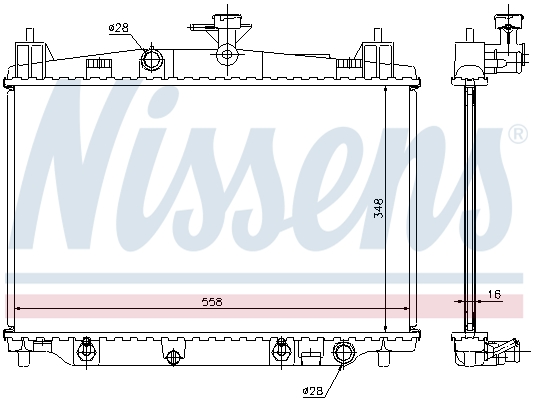 Nissens Radiateur 68505