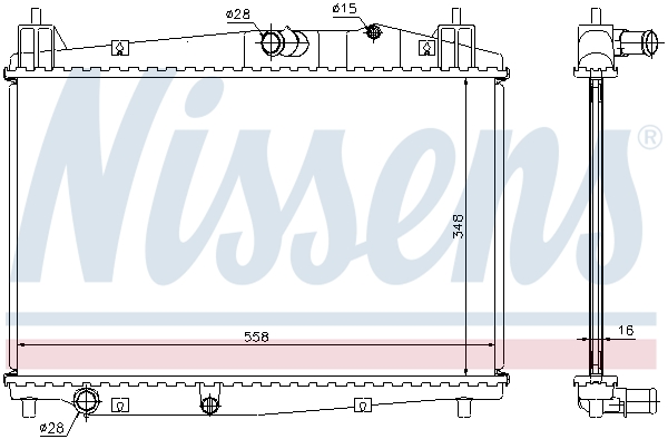 Nissens Radiateur 68506