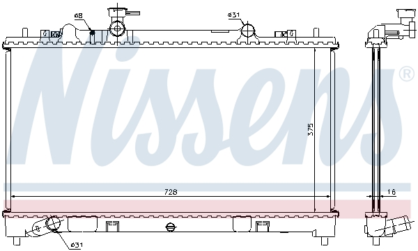 Nissens Radiateur 68509