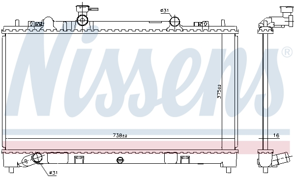 Nissens Radiateur 68510