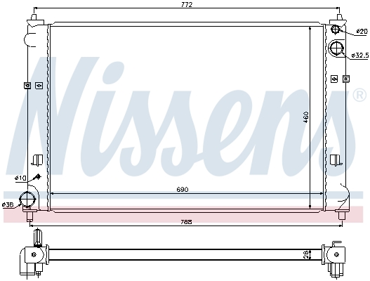 Nissens Radiateur 68511