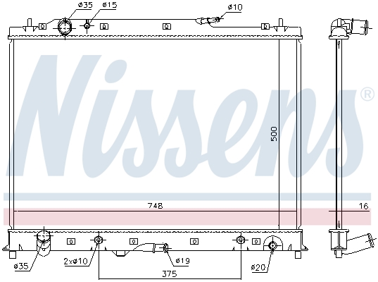 Nissens Radiateur 68525