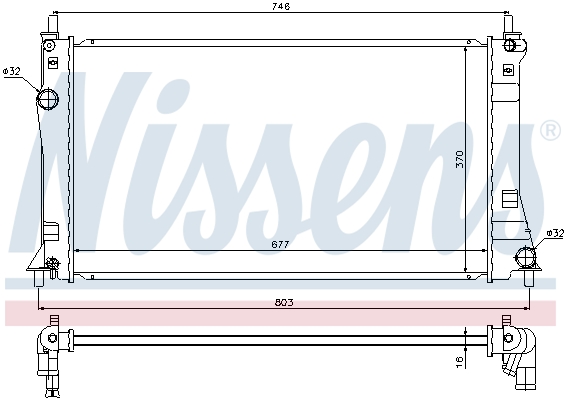 Nissens Radiateur 68528