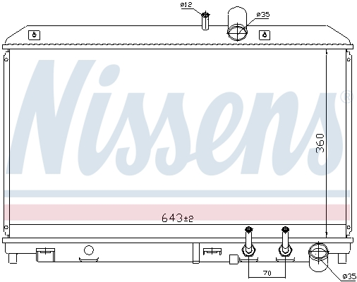 Nissens Radiateur 68529