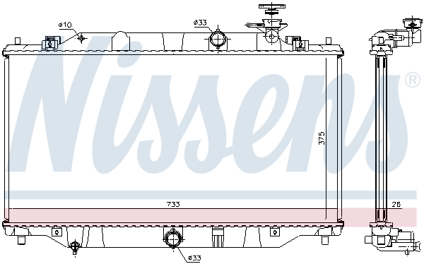 Nissens Radiateur 68536