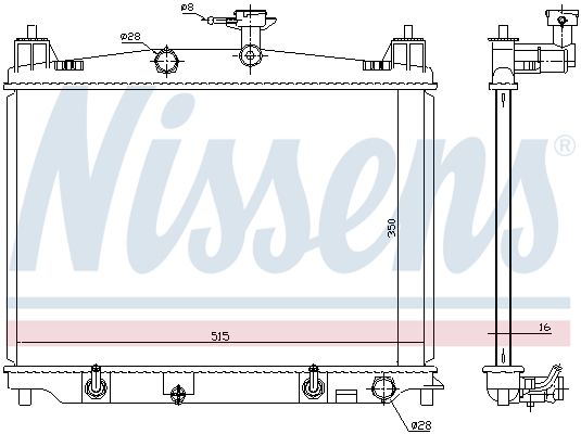 Nissens Radiateur 68538