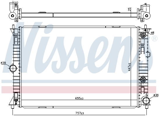 Nissens Radiateur 68541