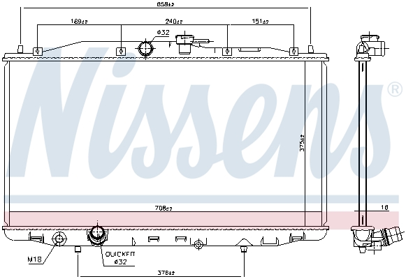 Nissens Radiateur 68604