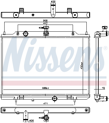 Nissens Radiateur 686803