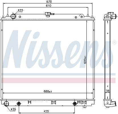 Nissens Radiateur 68717