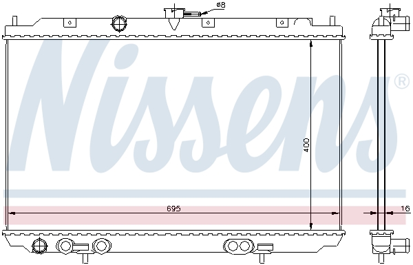 Nissens Radiateur 68718