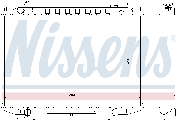 Nissens Radiateur 68721