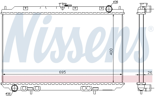 Nissens Radiateur 68723