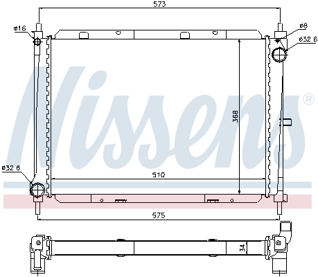 Nissens Radiateur 68729