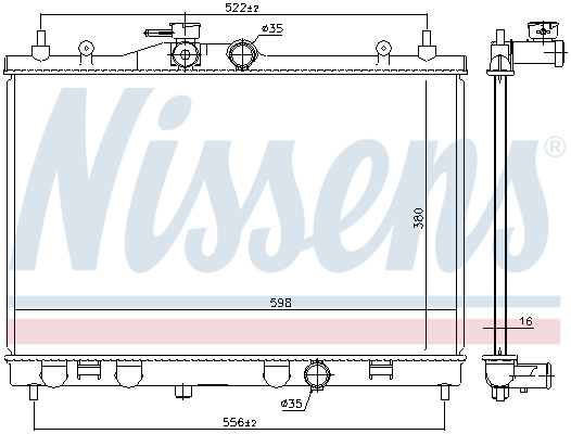 Nissens Radiateur 68741