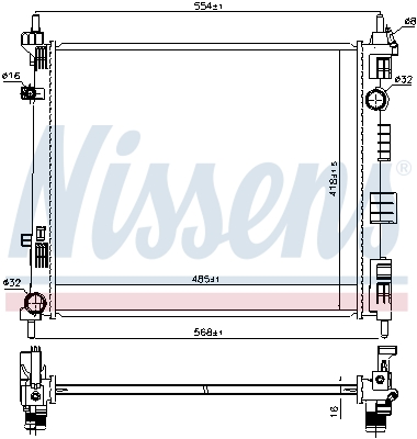 Nissens Radiateur 68752