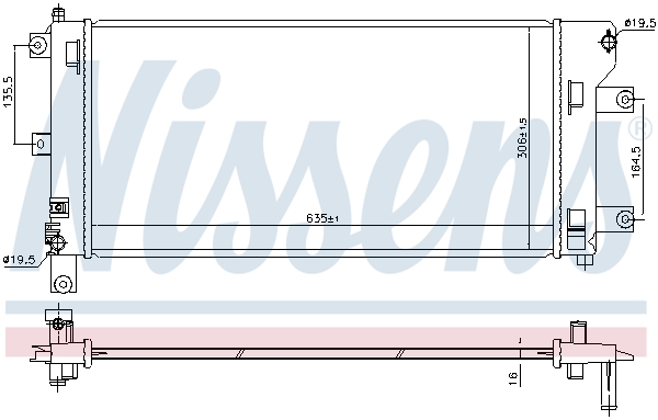 Nissens Radiateur 68765