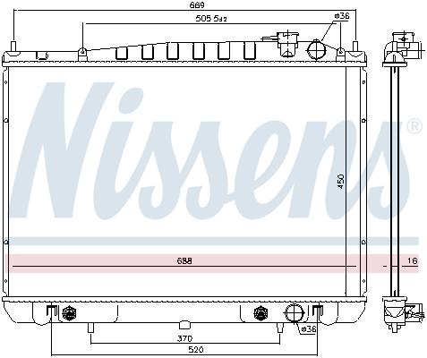 Nissens Radiateur 68766