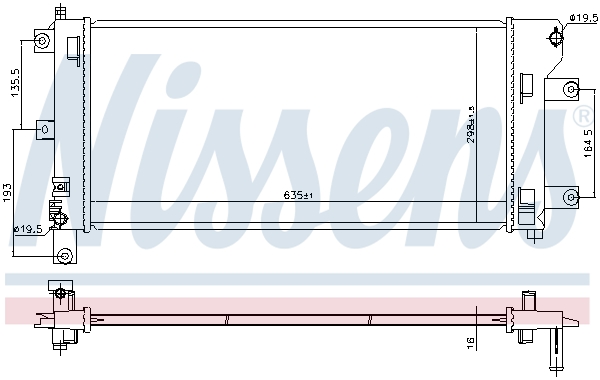 Nissens Radiateur 68773