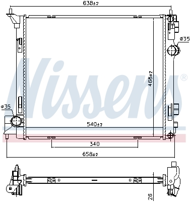 Nissens Radiateur 68788