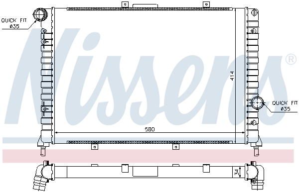 Nissens Radiateur 68804