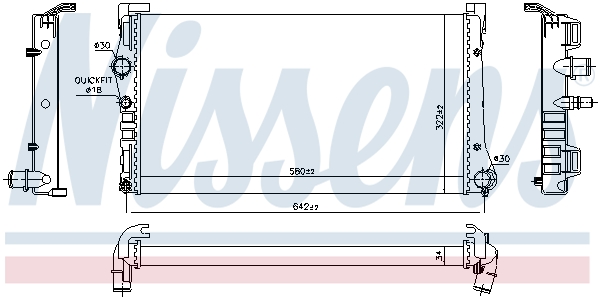 Nissens Radiateur 68806