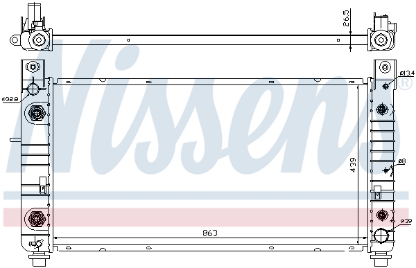 Nissens Radiateur 69091