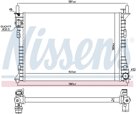 Nissens Radiateur 69224