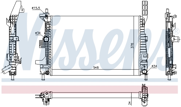 Nissens Radiateur 69238