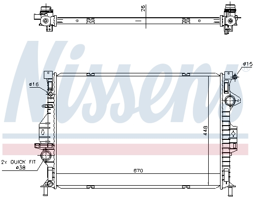 Nissens Radiateur 69249