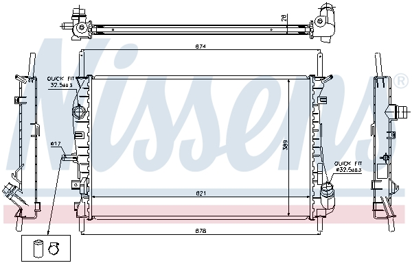 Nissens Radiateur 69252