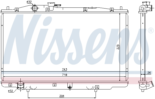 Radiateur Nissens 69464