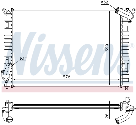 Nissens Radiateur 69701A