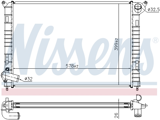 Nissens Radiateur 69703A