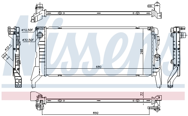 Nissens Radiateur 69711