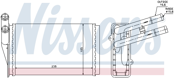 Nissens Kachelradiateur 70221