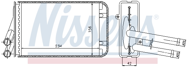 Nissens Kachelradiateur 70229