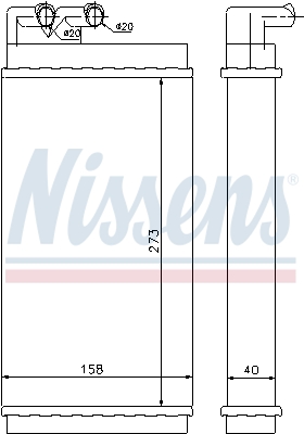 Nissens Kachelradiateur 70230