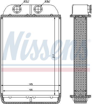 Nissens Kachelradiateur 70232