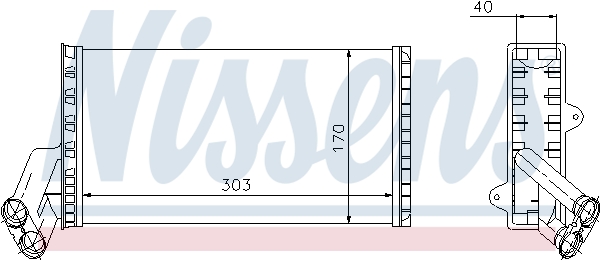 Nissens Kachelradiateur 71149