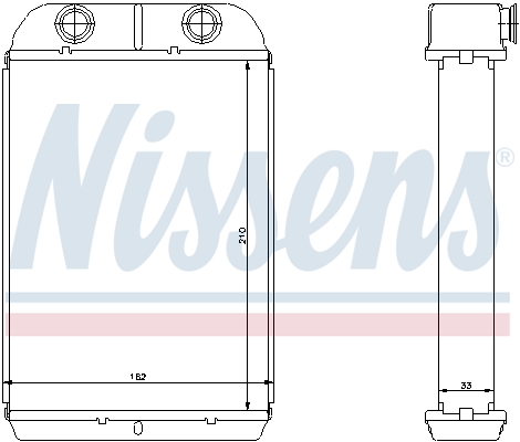 Nissens Kachelradiateur 71452